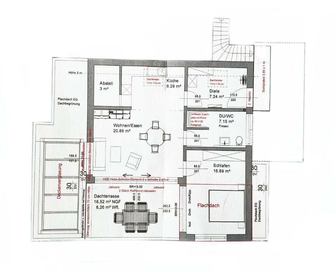 Wunderschoene Helle Wohnung Mit Grosser Dachterrasse Gottmadingen Zewnętrze zdjęcie